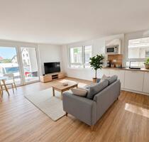 Modern. Ruhig. Grün. 2,5 Zimmer Neubauwohnungen mit großem Balkon oder Terrasse in traumhafter Feldrandlage - Marbach am Neckar