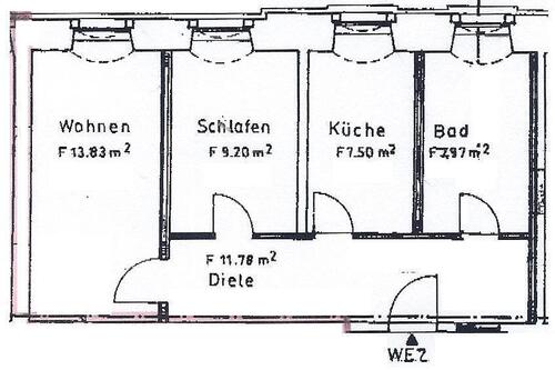 Foto - 2 Zimmer Etagenwohnung zur Miete in Meißen