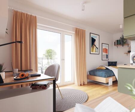 Foto - 1 Zimmer Etagenwohnung zur Miete in Augsburg