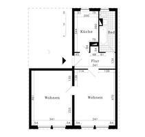 2 Zimmer Wohnung in guter Lage von Werdau für 34.900€