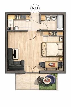 Foto - Etagenwohnung in Bad Abbach zur Miete