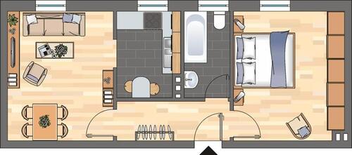 Foto - 2 Zimmer Etagenwohnung zur Miete in Montabaur