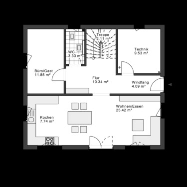 Foto - 4 Zimmer Einfamilienhaus zur Miete in Leichlingen (Rheinland)