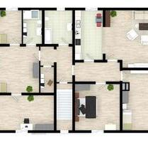 6-Zimmer-Wohnung mit großem Garten Teich Stellplätzen Kamen-Süd