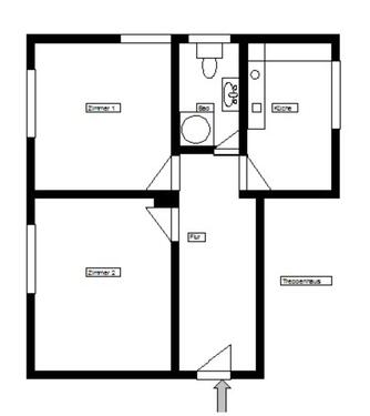 Foto - Etagenwohnung zur Miete in Bielefeld