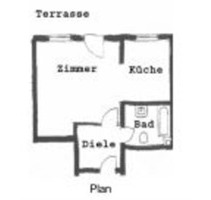 Attraktive 1,5 Zimmer Wohnung mit eigener Terrasse in Schweinfurt