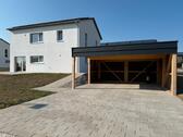 Foto - Modernes KfW-40-Holzhaus mit Seeblick