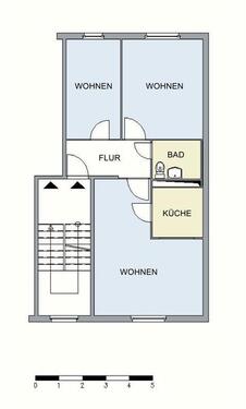 Foto - Etagenwohnung in Neubrandenburg zur Miete