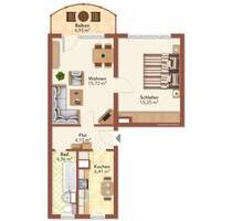 Helle zentrale 2 Raumwohnungen ab der 3. Etage - Malchin