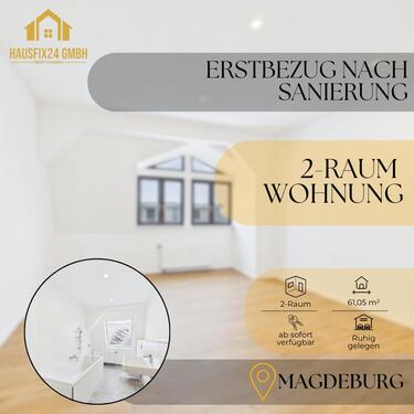Foto - Großzügige 2-Raum-Wohnung nach Sanierung in Magdeburg