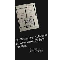 DG Wohnung in Asbach zu vermieten