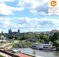 Moderne 3-Raumwohnung mit Blick auf die Elbe in der Hafencity - Dresden Neustadt
