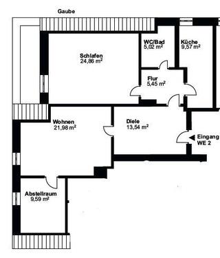 Foto - 3 Zimmer Dachgeschoss Wohnung ca. 90 m² DO-Oestrich
