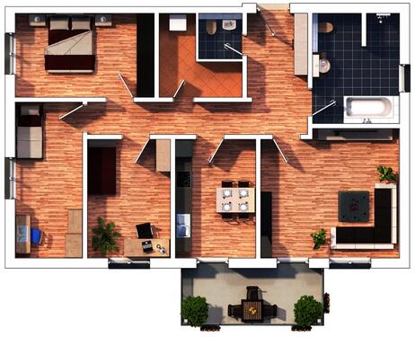 Foto - 4 Zimmer Etagenwohnung zur Miete in Weißwasser (Oberlausitz)