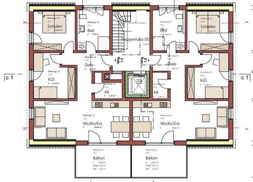 Foto - Wohnung zu vermieten - 1.070,00&nbsp;EUR Kaltmiete, ca.&nbsp; 79,00&nbsp;m&sup2;