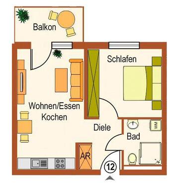 Foto - Etagenwohnung zur Miete in Ansbach