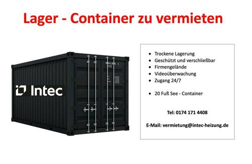 Foto - Lagercontainer 20 Fuß Lagerraum Lagerbox mieten Selfstorage Garge