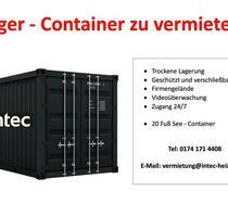 Lagercontainer 20 Fuß Lagerraum Lagerbox mieten Selfstorage Garge - Großenhain