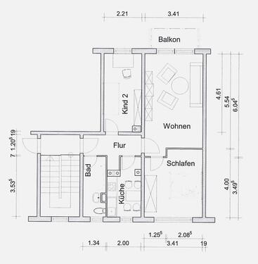Foto - 2.5 Zimmer Etagenwohnung in Borna