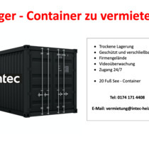 Lager Container Lagerraum Lagerbox mieten Selfstorage Garage - Radebeul