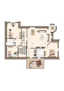 Foto - Stilvolle 5-Zimmer-DG-Maisonette in zentraler Lage mit Erker, Balkon und zwei Bädern