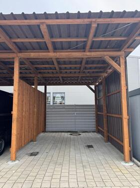 Foto - Überdachter Carport-Stellplatz zu vermieten 7,50x3,40 Höhe 3,25 m