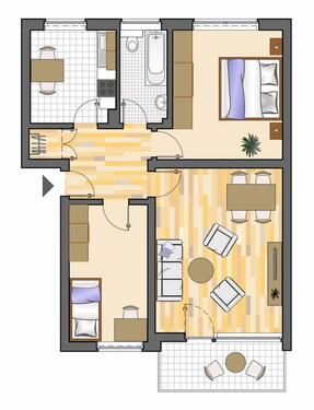 Foto - Etagenwohnung in Recklinghausen zur Miete