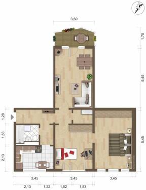 Foto - 3 Zimmer Etagenwohnung zur Miete in Hoyerswerda