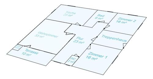 Foto - 3,5-Zimmer-Erdgeschosswohnung in Unterthingau