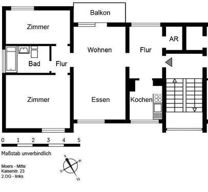 Foto - 3.5 Zimmer Etagenwohnung in Moers