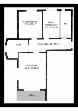 Foto - 3 Zimmer Etagenwohnung zur Miete in Dresden