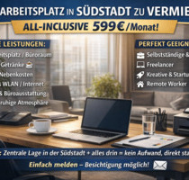 Büro Arbeitsplatz in Südstadt zu vermieten – All-Inclusive 599€! - Langenhagen