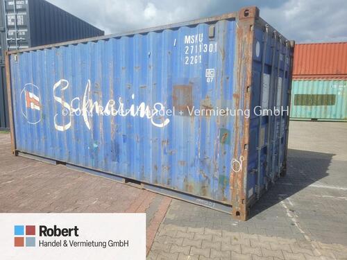Foto - 20 Fuß Lagercontainer, gebraucht Seecontainer, Container, Baucontainer, Materialcontainer