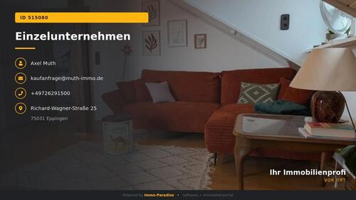 Foto - 3 Zimmer Dachgeschoßwohnung zur Miete in Eppingen