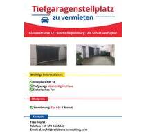 Tiefgaragenstellplatz in Regensburg zu vermieten
