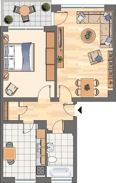 Foto - 2 Zimmer Etagenwohnung zur Miete in Castrop-Rauxel