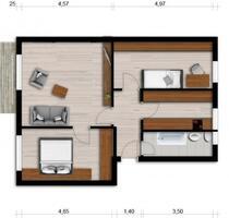 Ruhig und zentral - 372,00&nbsp;EUR Kaltmiete, ca.&nbsp; 62,01&nbsp;m&sup2; in Hoyerswerda (PLZ: 02977)