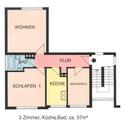 Foto - Etagenwohnung zur Miete in Kassel
