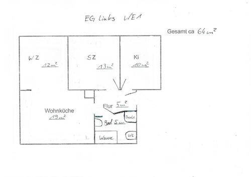 Foto - 3 Zimmer Erdgeschoßwohnung in Lichtenau