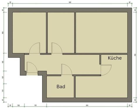 Foto - Kernsanierte Wohnung in 7-Parteienhaus – Erstbezug nach Sanierung