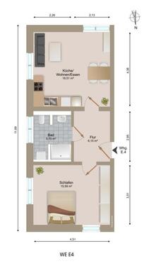 Foto - Erstbezug mit EBK! Moderne 2-Zimmer Wohnung in Mitterfels!