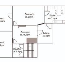 Helle 3,5-Raum Wohnungmit Balkon im Zentrum von Aken - Osternienburger Land