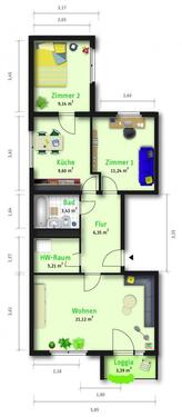 Foto - Etagenwohnung zur Miete in Halle (Saale)