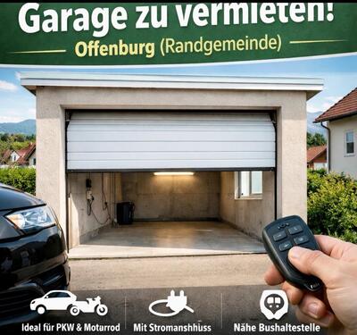 Foto - Garage ab sofort zu vermieten – Offenburg (Randgemeinde)