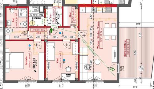 Foto - 1OG 3zimmer wohnung mit 20qm balkon