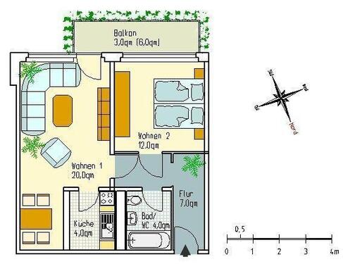 Foto - 2 Zimmer Etagenwohnung zur Miete in Dresden