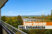 Foto - Top-Aussicht vom Südbalkon Richtung Stadtpark + Einbauküche inklusive!
