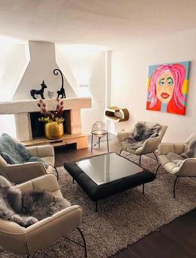 Foto - Luxus-Penthouse 240m' mit Dachterrasse, Kamin & Jacuzzi