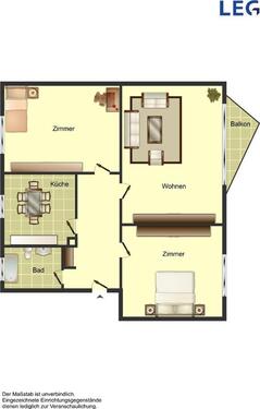 Foto - 3.5 Zimmer Etagenwohnung zur Miete in Ahlen