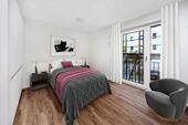 Foto - Neubau 2023 - Möbliertes 1 Zimmer-Apartment mit Dachterrasse - Typ D6 - Stichstraße - Ab 6 Monaten